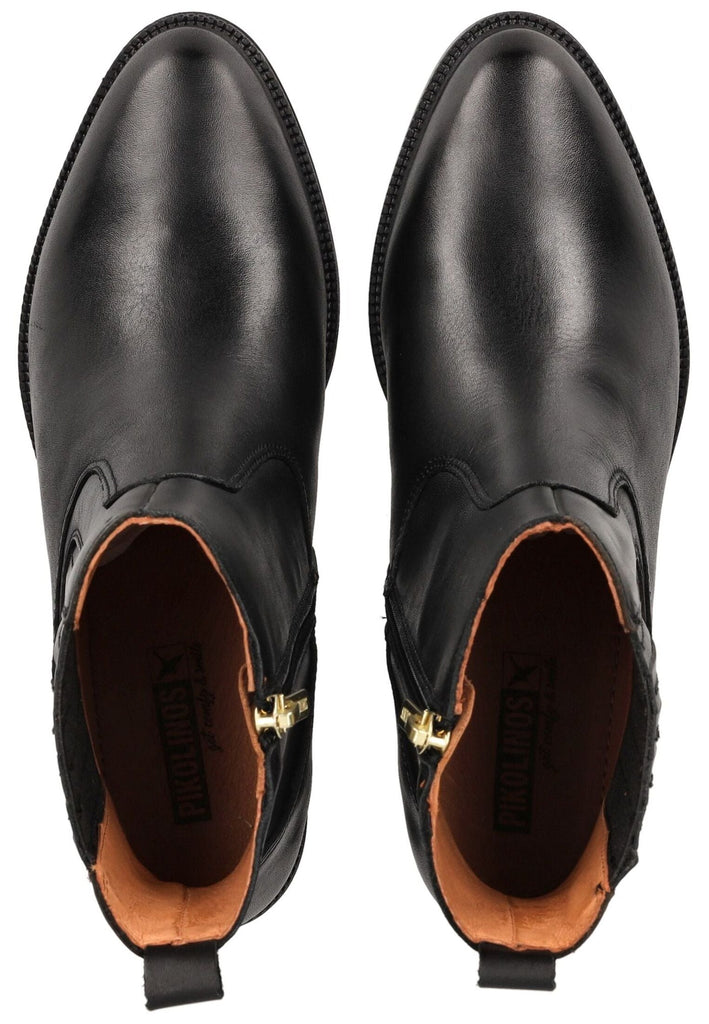 Pikolinos Stiefelette Leder/Textil Schwarz