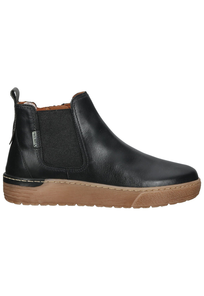 Pikolinos Stiefelette Leder/Textil Schwarz