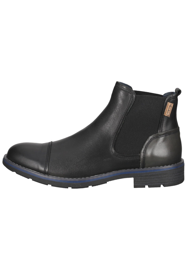 Pikolinos Stiefelette Leder/Textil Schwarz