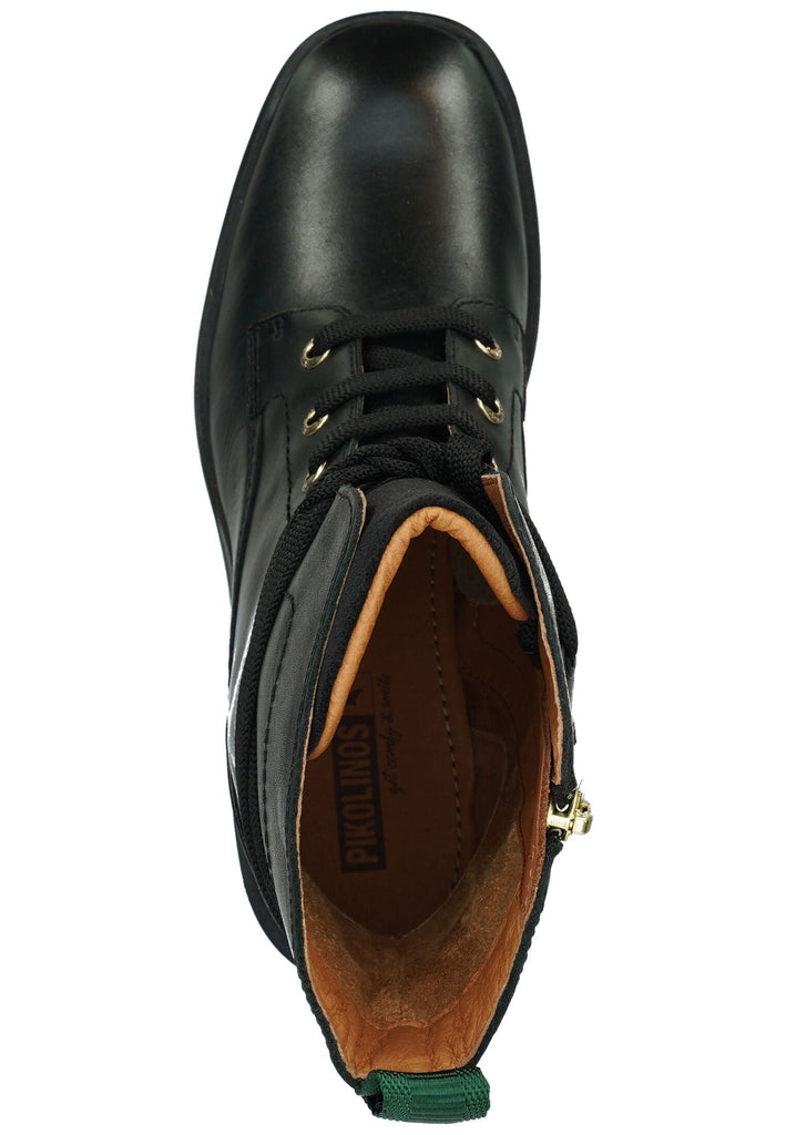 Pikolinos Stiefelette Leder/Textil Schwarz Warmfutter