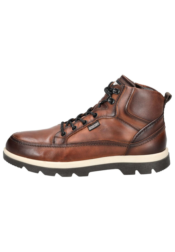 Stiefeletten Pikolinos Stiefelette Leder Braun Warmfutter