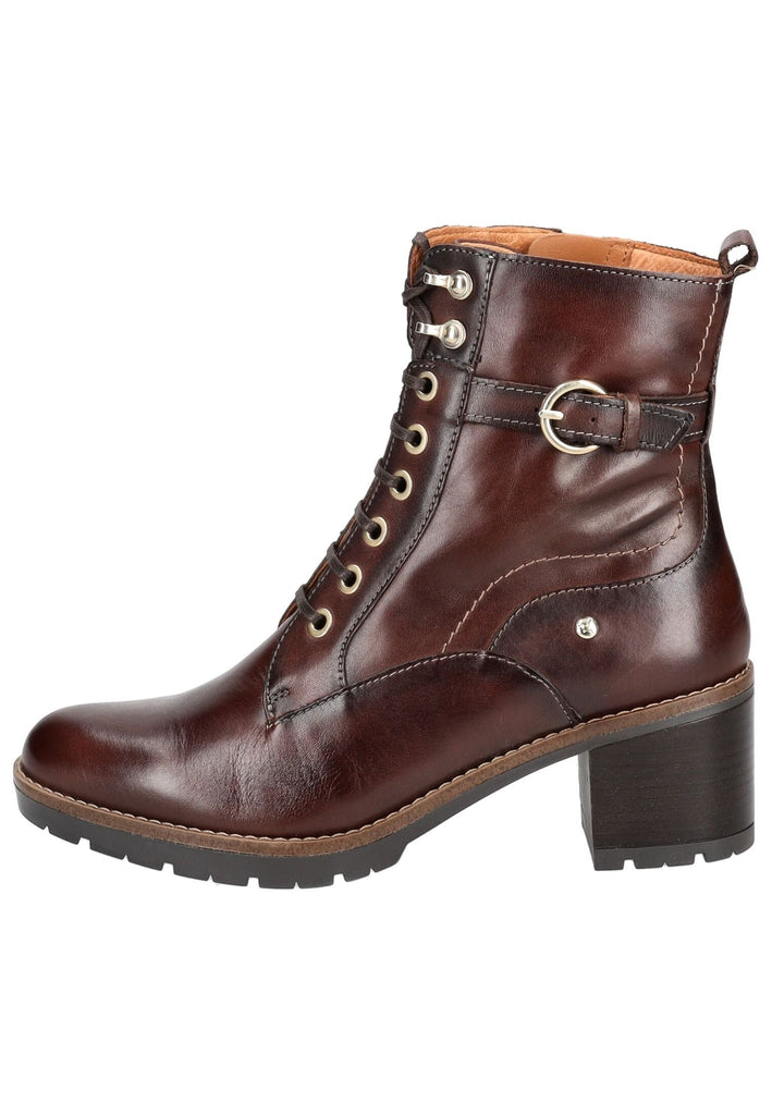 Stiefeletten Pikolinos Stiefelette Leder Mittelbraun
