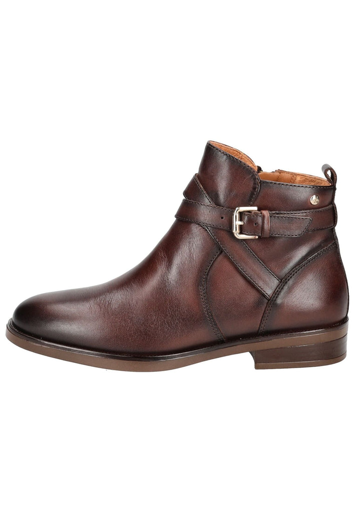 Stiefeletten Pikolinos Stiefelette Leder Mittelbraun