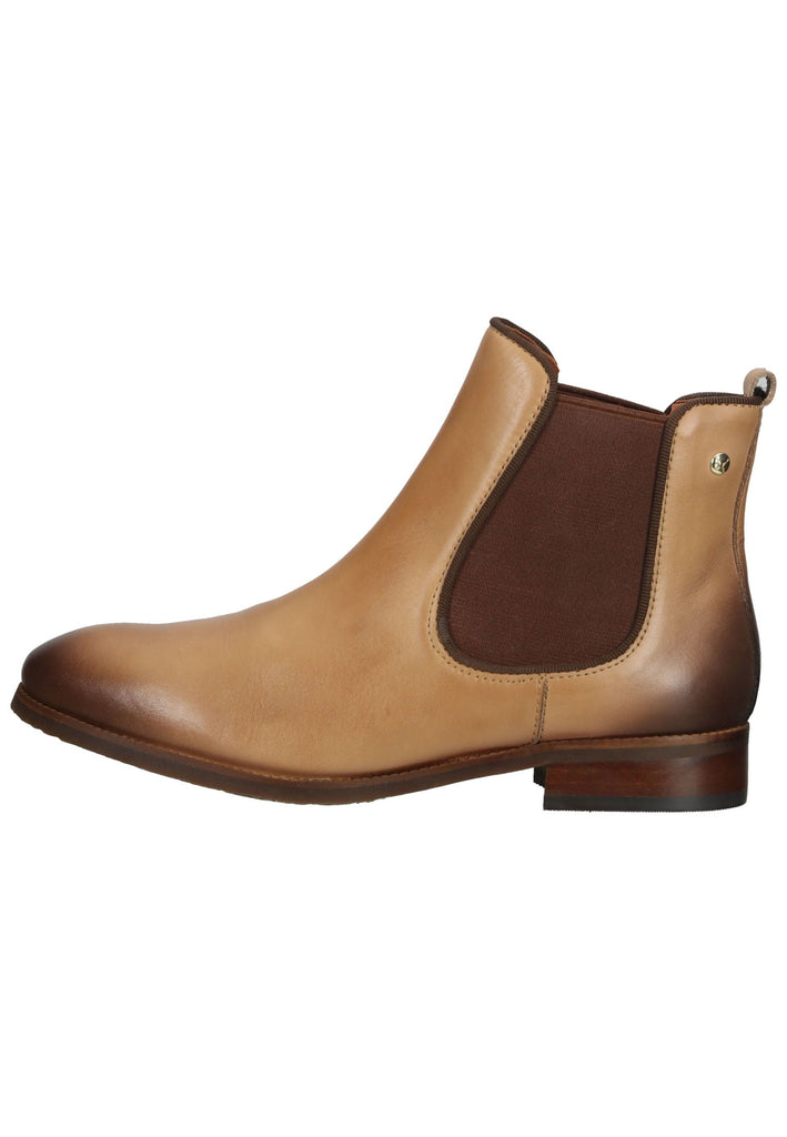 Stiefeletten Pikolinos Stiefelette Leder/Textil Beige