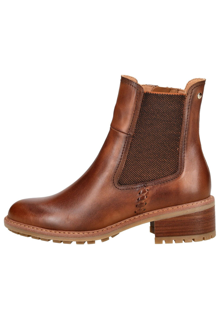 Stiefeletten Pikolinos Stiefelette Leder/Textil Braun