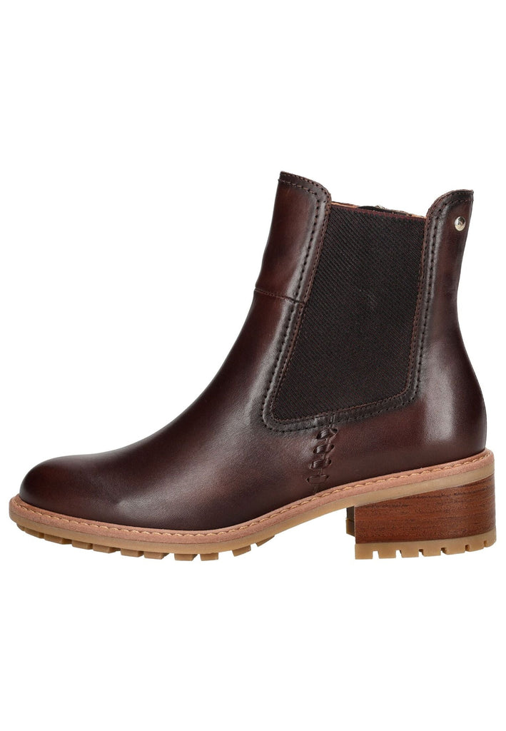 Stiefeletten Pikolinos Stiefelette Leder/Textil Dunkelbraun