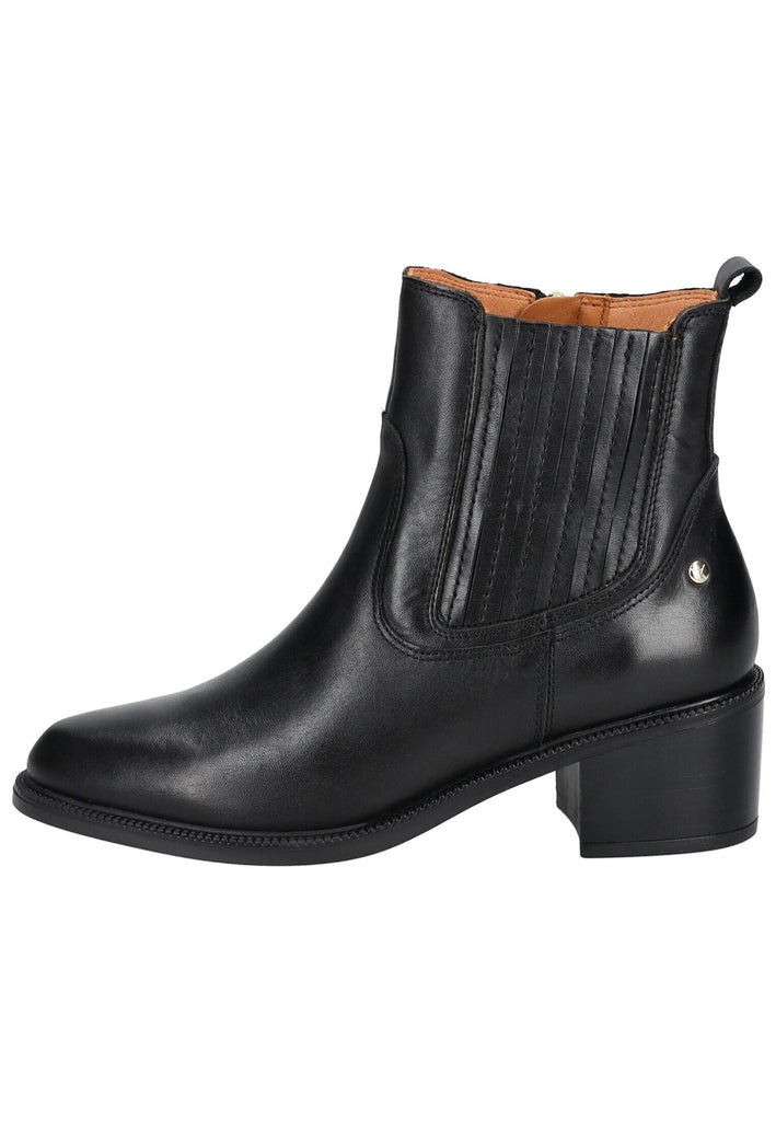 Stiefeletten Pikolinos Stiefelette Leder/Textil Schwarz