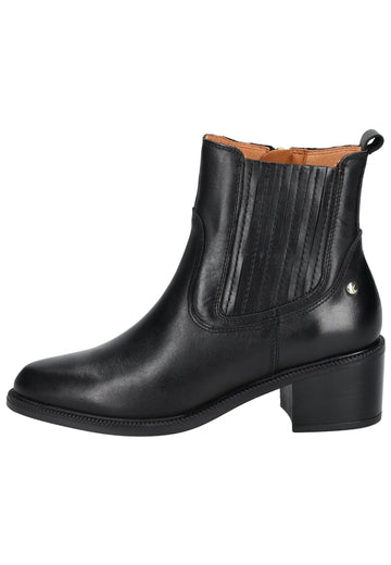 Stiefeletten Pikolinos Stiefelette Leder/Textil Schwarz