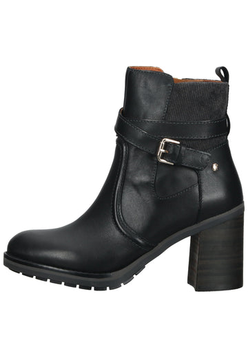 Stiefeletten Pikolinos Stiefelette Leder/Textil Schwarz