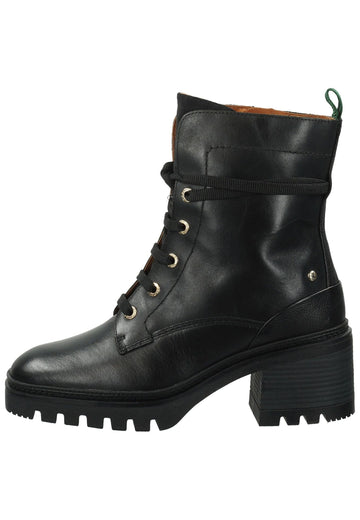 Stiefeletten Pikolinos Stiefelette Leder/Textil Schwarz Warmfutter