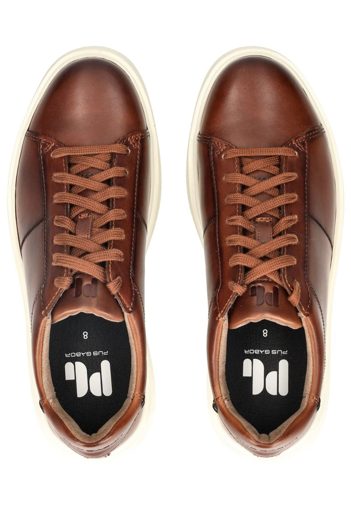 Pius Gabor Sneaker Glattleder Cognac