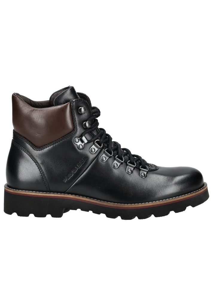 Pius Gabor Stiefelette Glattleder Schwarz/Braun Warmfutter
