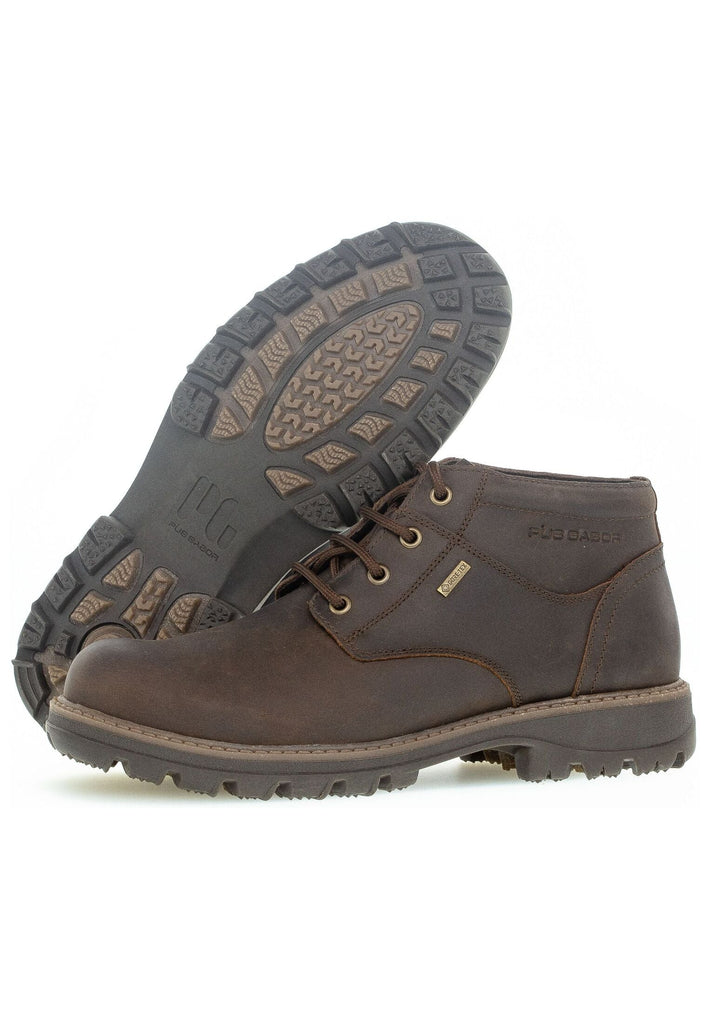 Pius Gabor Stiefelette Leder Mocca Warmfutter