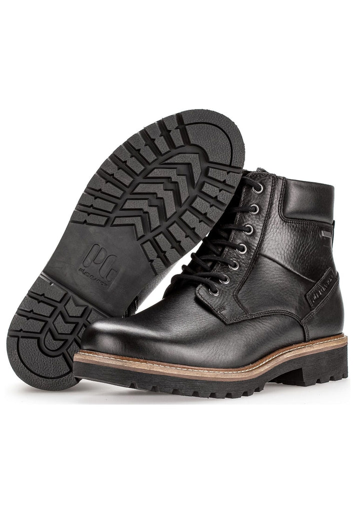 Pius Gabor Stiefelette Leder Schwarz Warmfutter