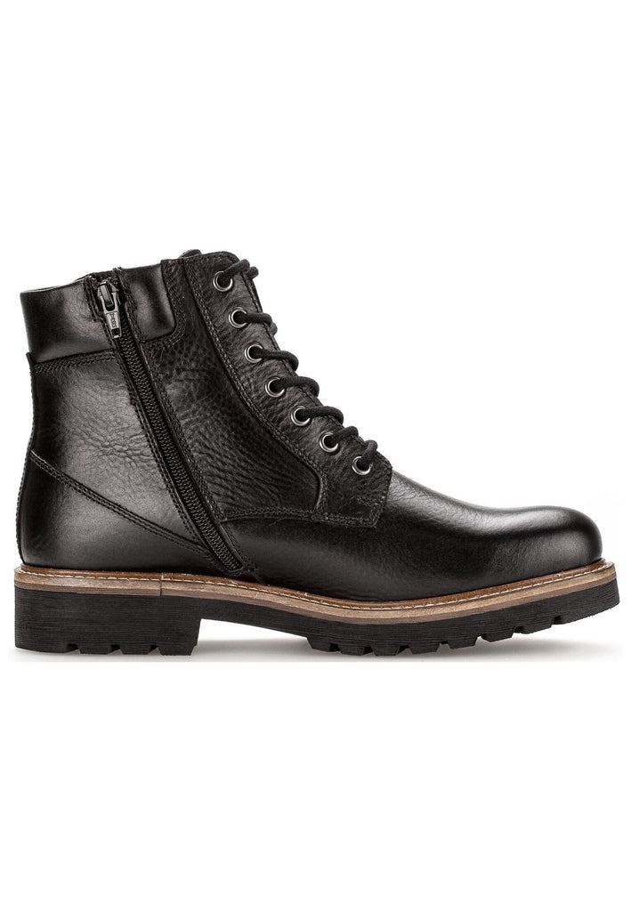 Pius Gabor Stiefelette Leder Schwarz Warmfutter