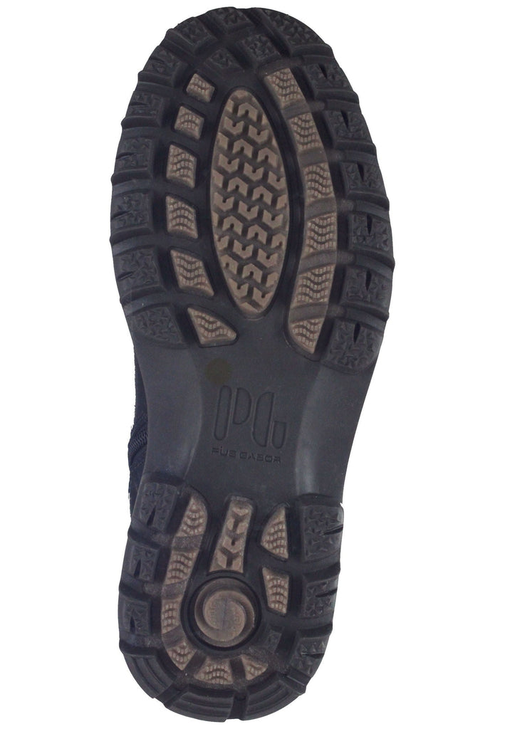 Pius Gabor Stiefelette Leder Schwarz Warmfutter