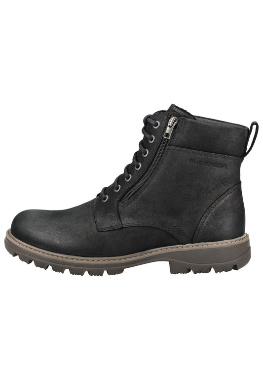 Pius Gabor Stiefelette Nubukleder Schwarz Warmfutter