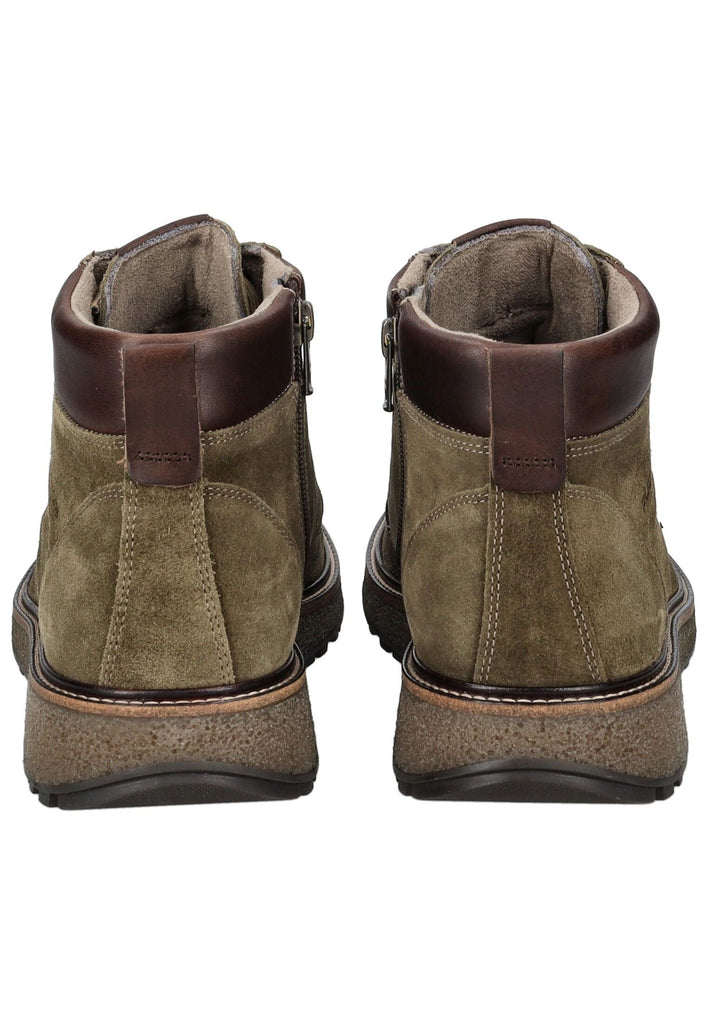 Pius Gabor Stiefelette Veloursleder Grün/Braun