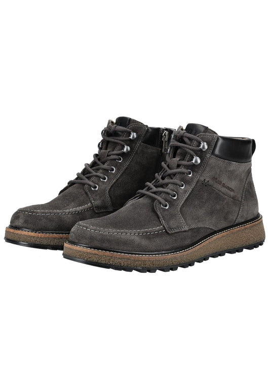 Pius Gabor Stiefelette Veloursleder Schwarz Kombi