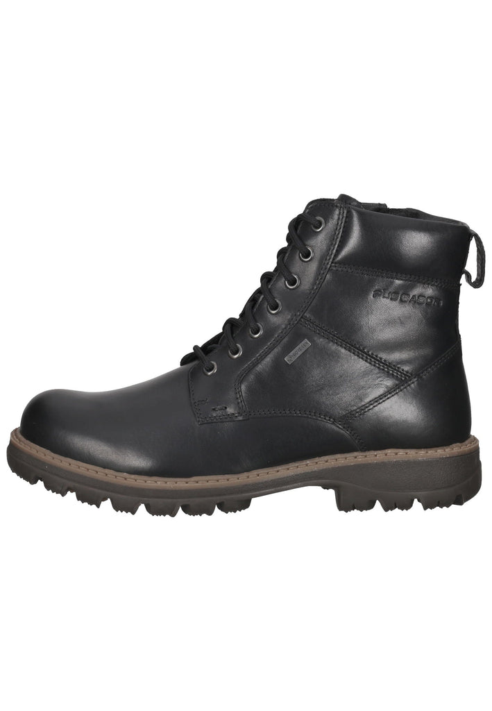 Stiefeletten Pius Gabor Stiefelette Leder Schwarz Warmfutter