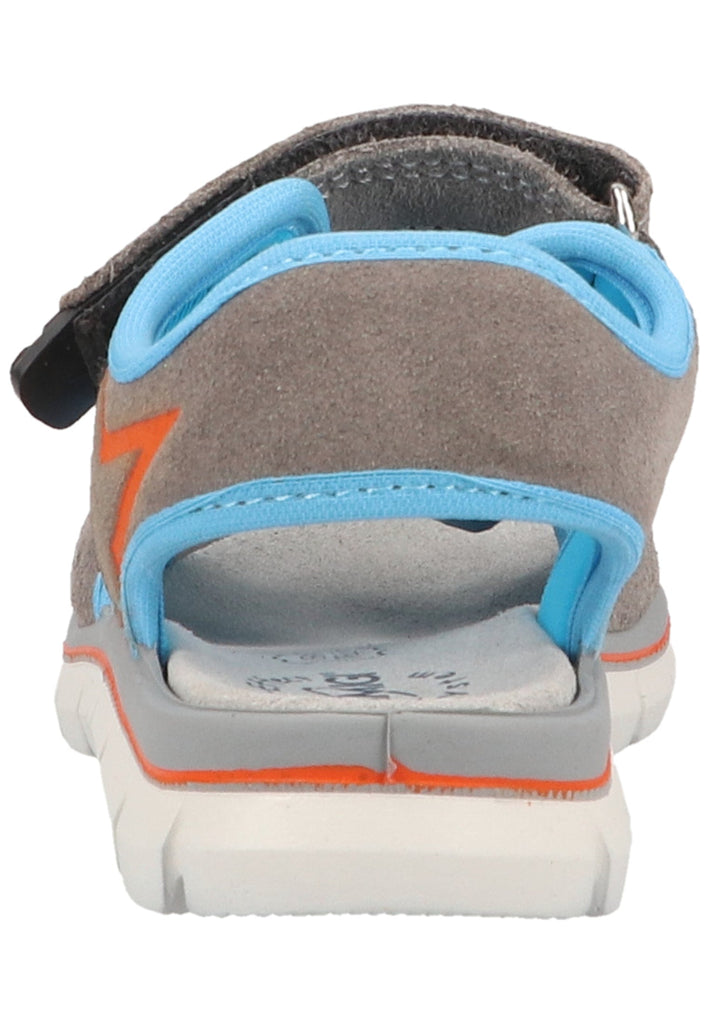 Primigi Sandalen Leder Grau/Hellblau