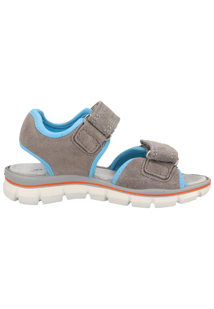 Primigi Sandalen Leder Grau/Hellblau