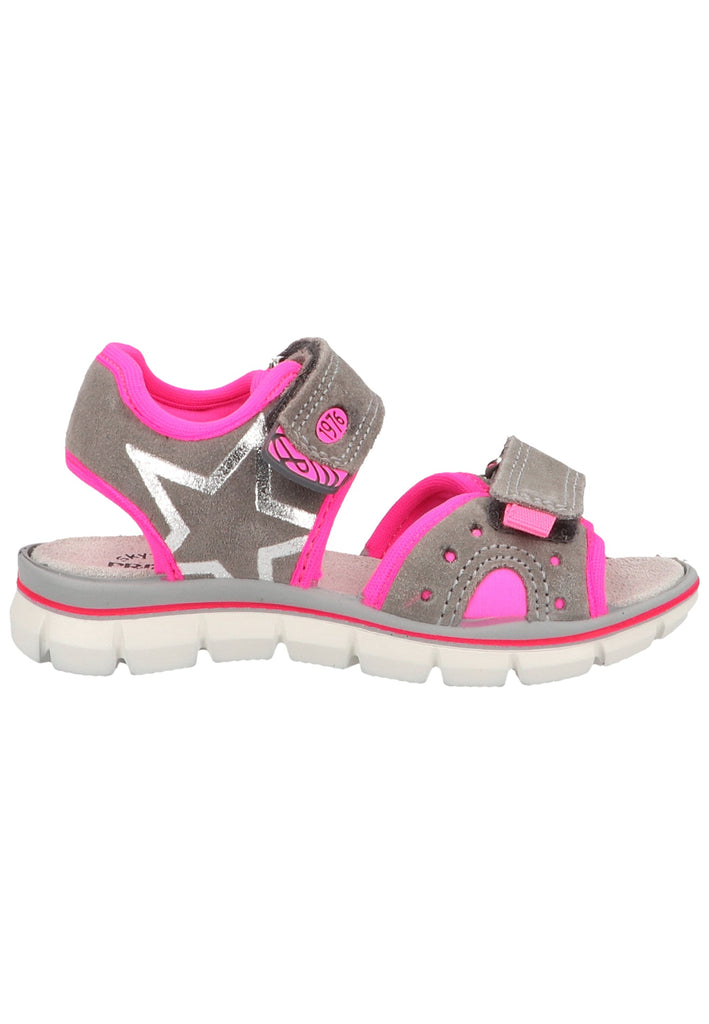 Primigi Sandalen Leder Grau/Pink