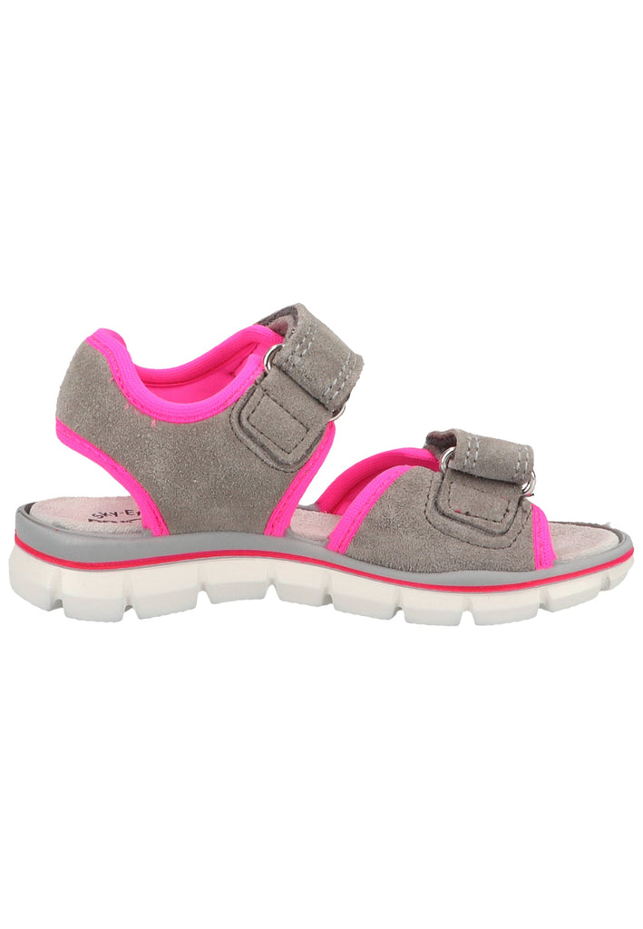 Primigi Sandalen Leder Grau/Pink