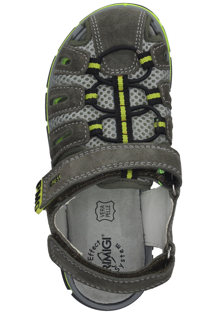 Primigi Sandalen Leder/Textil Grün/Grau