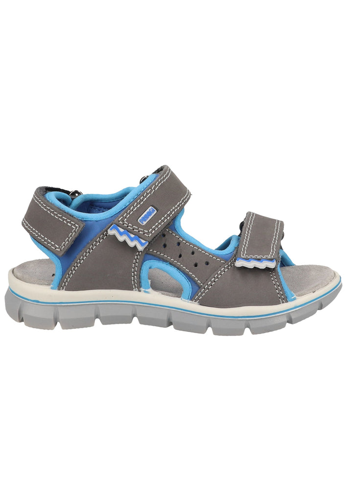 Primigi Sandalen Nubukleder Grau/Blau