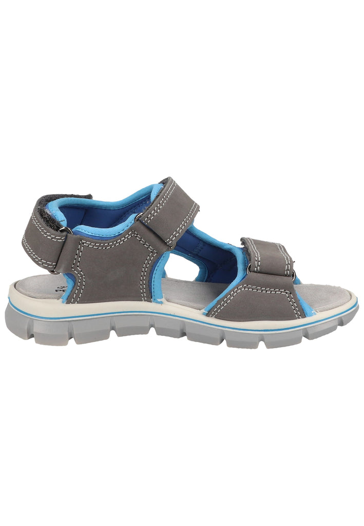Primigi Sandalen Nubukleder Grau/Blau