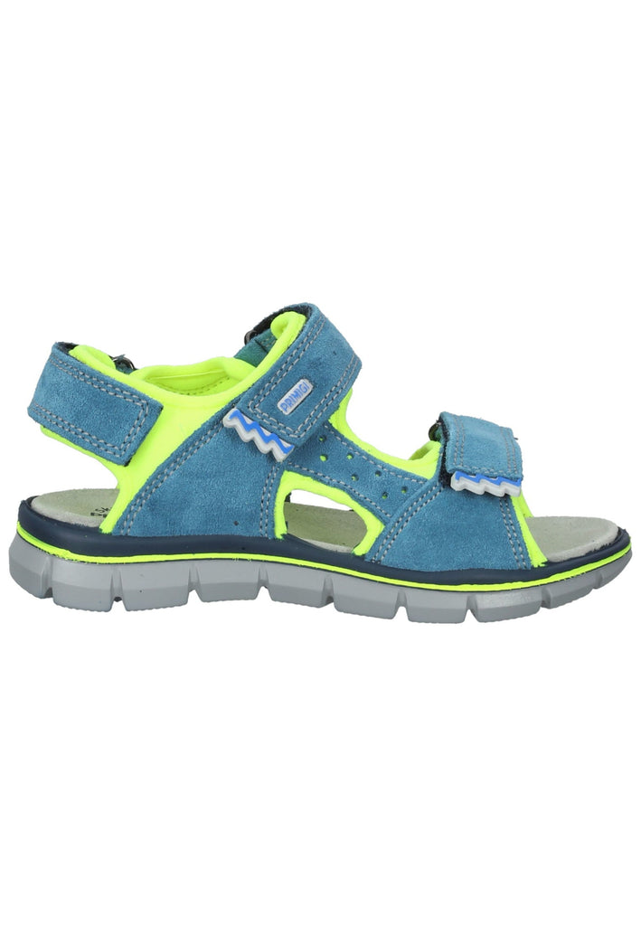Primigi Sandalen Nubukleder/Textil Blau/Grün