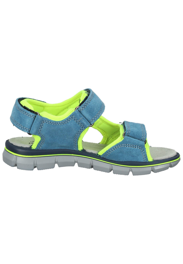 Primigi Sandalen Nubukleder/Textil Blau/Grün