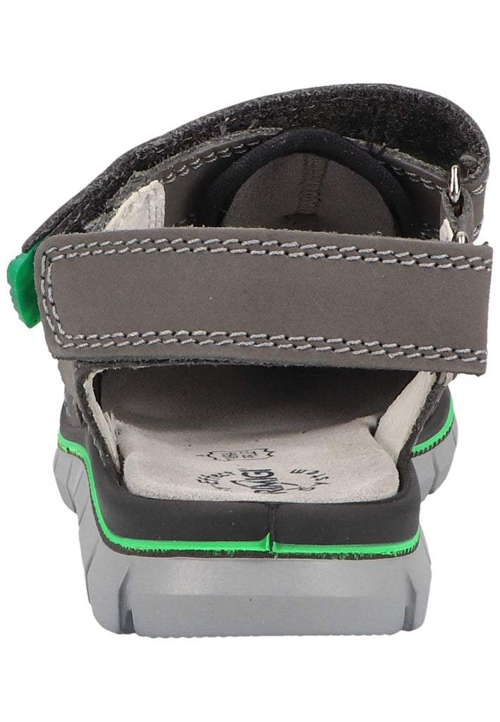 Primigi Sandalen Nubukleder/Textil Grau/Grün