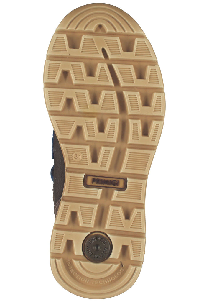 Primigi Sneaker Leder Braun/Blau Warmfutter