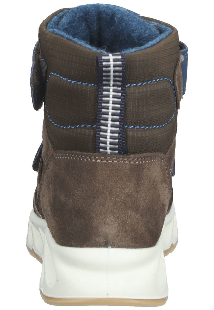 Primigi Sneaker Leder Braun/Blau Warmfutter