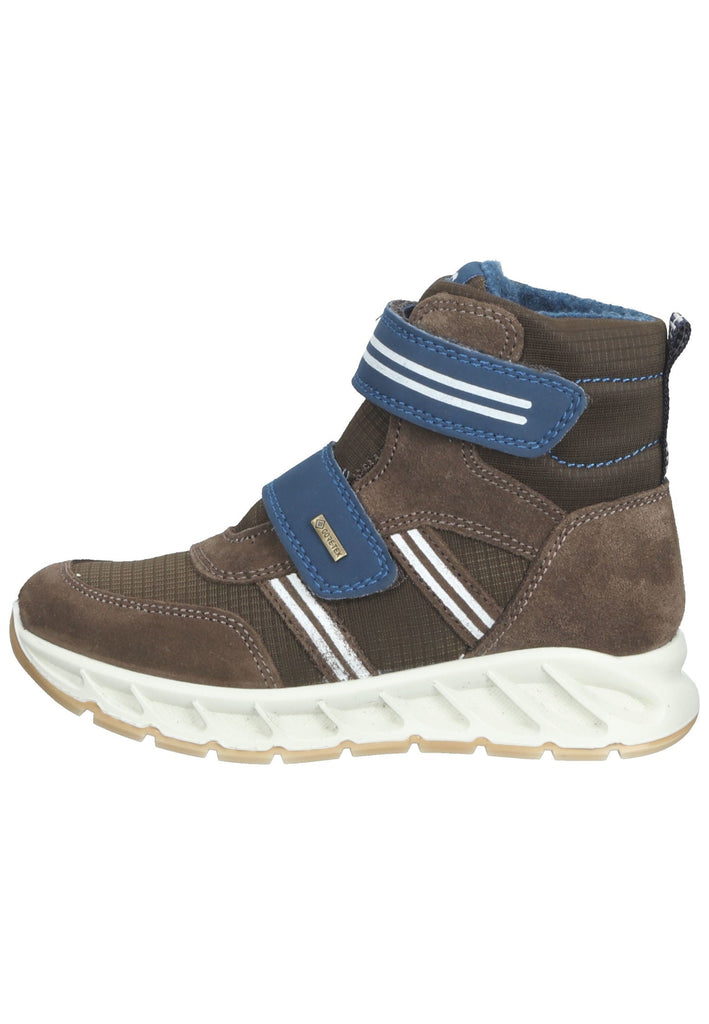 Primigi Sneaker Leder Braun/Blau Warmfutter