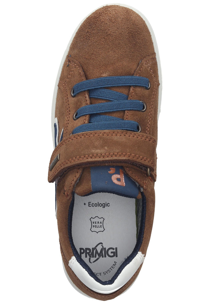 Primigi Sneaker Leder/Fell Braun/Blau
