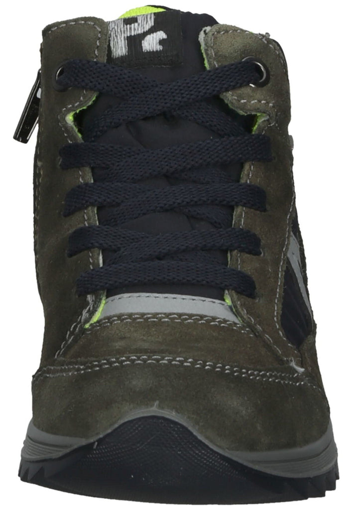 Primigi Sneaker Leder Grau/Schwarz