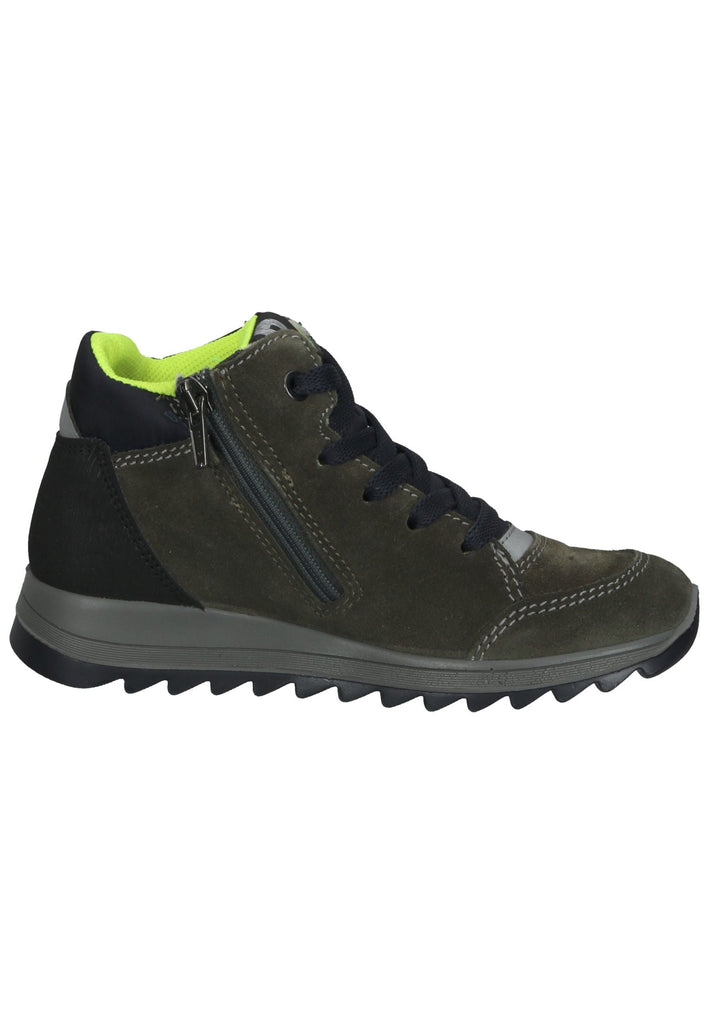 Primigi Sneaker Leder Grau/Schwarz