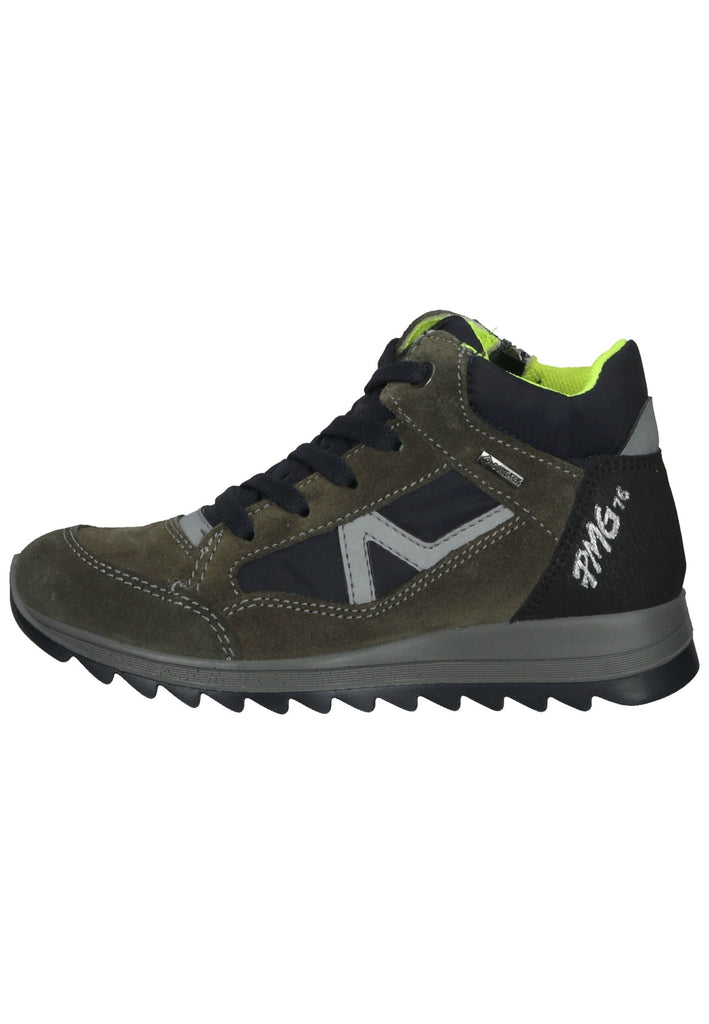 Primigi Sneaker Leder Grau/Schwarz