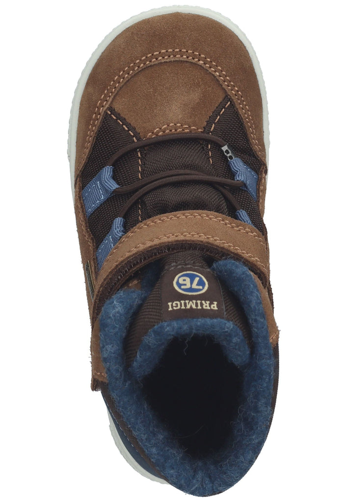 Primigi Sneaker Leder Orange/Braun Warmfutter