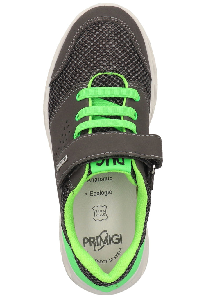 Primigi Sneaker Lederimitat Grau/Grün