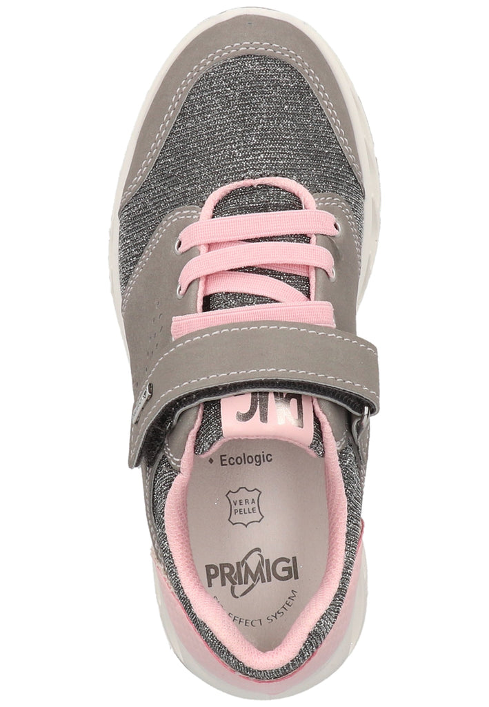 Primigi Sneaker Lederimitat Grau/Rosa