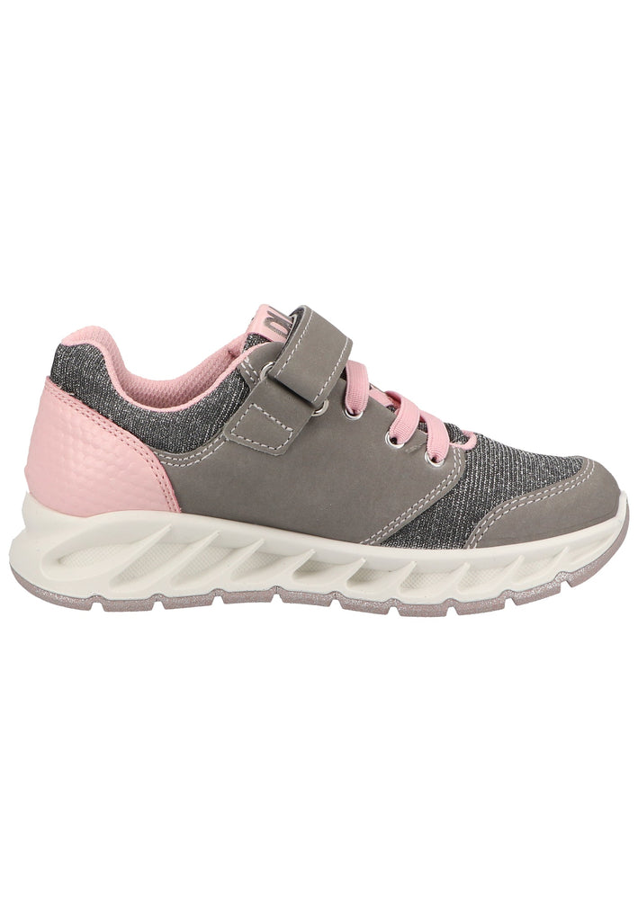 Primigi Sneaker Lederimitat Grau/Rosa