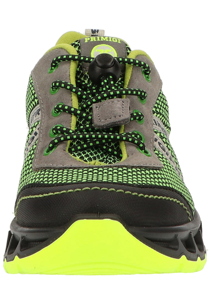 Primigi Sneaker Lederimitat Schwarz/Grün