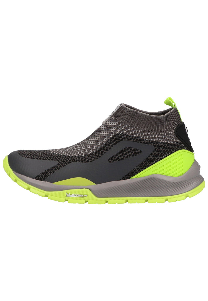 Primigi Sneaker Lederimitat/Textil Grau/Grün