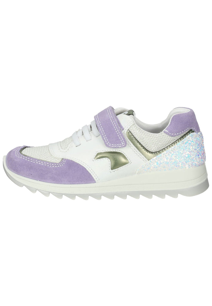 Primigi Sneaker Lederimitat Weiß/Lila