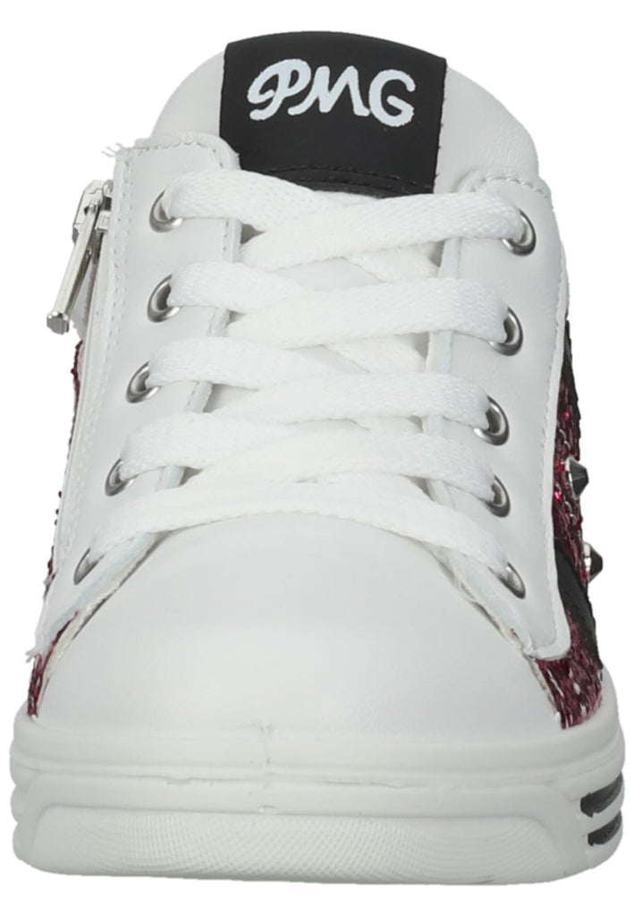 Primigi Sneaker Nappaleder Weiß/Pink