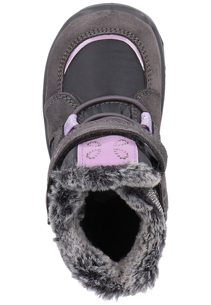 Primigi Stiefel Leder Dunkelgrau Warmfutter